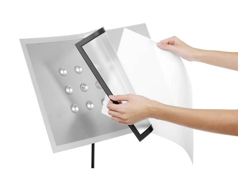 Espositore da terra DURABLE DURAVIEW® STAND A3 argento metallizzato - 498223