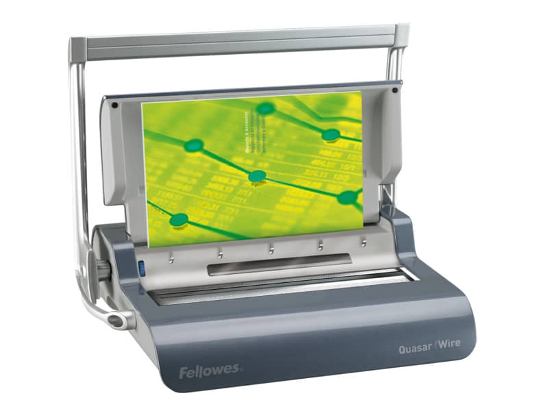 Rilegatrice a dorsi metallici FELLOWES Quasar Wire Capacità di perforazione 15 fogli - 5224101