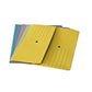 Cartelline con tasca 4Mat A4 in carta woodstock 225 g/m² dorso 3 cm blu conf. da 10 pezzi - 3240 01