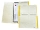 Cartelline matricolari 4Pro A4 in carta di cellulosa 225 g/m² dorso 2 cm giallo conf. da 50 pezzi - 4075