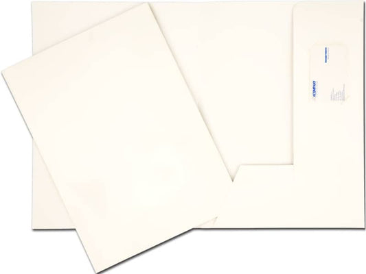 Cartelline a 2 lembi 4Mat A4 in bindakote 250 g/m² con alloggio biglietti da visita cf. da 10 pz - 3740