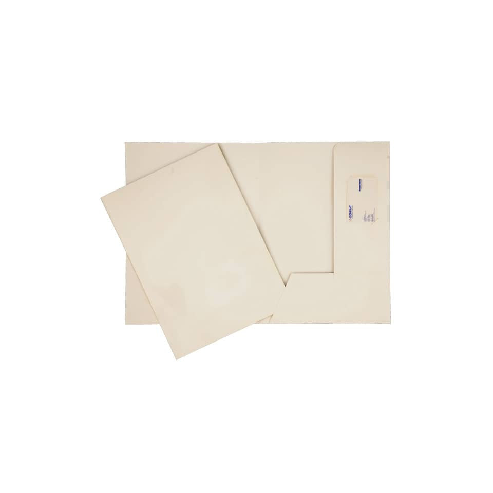 Cartelline a 2 lembi 4Mat A4 in bindakote 250 g/m² con alloggio biglietti da visita  cf. da 10 pz - 3740