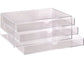 Cassettiera da banco TECNOSTYL in acrilico con divisori 32,5x23,5x13 cm trasparente - ACRD040