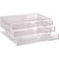 Cassettiera da banco TECNOSTYL in acrilico con divisori 32,5x23,5x13 cm trasparente - ACRD040