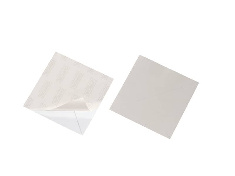 Tasche adesive DURABLE CORNERFIX® triangolari polipropilene trasparente 125x125mm  conf. 200 - 828219
