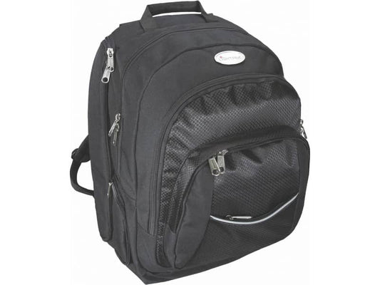 Zaino ventiquattrore portacomputer Lightpak ADVANTAGE in nylon 49x35x23 cm fino a 17" nero - 46090