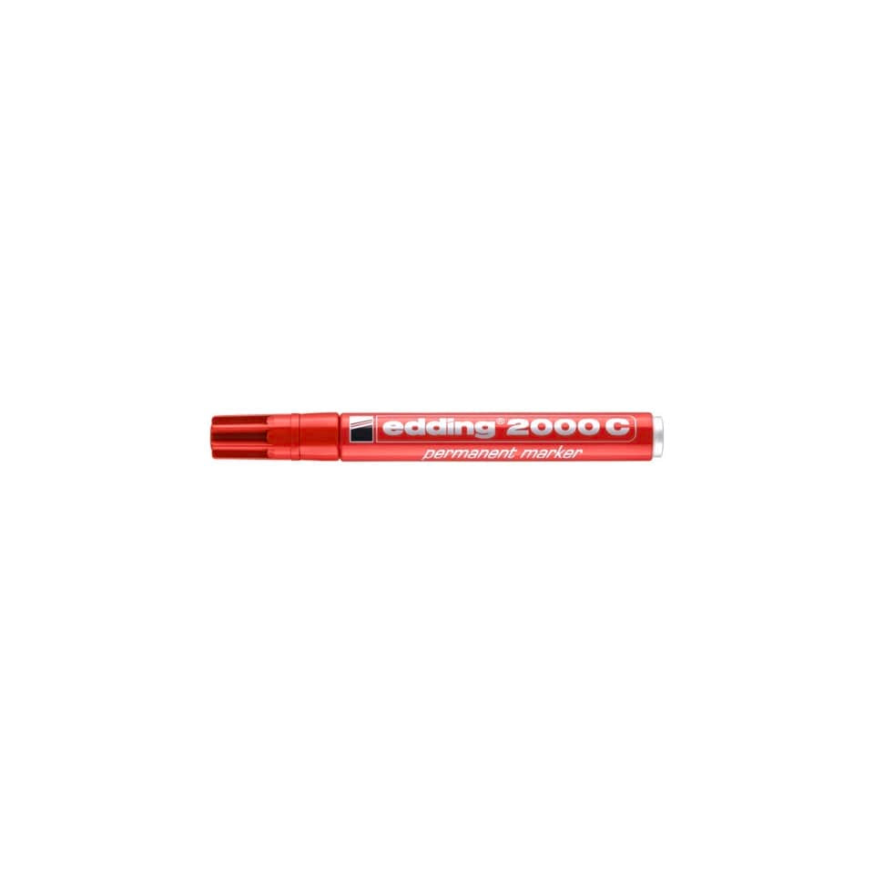Marcatore permanente edding 2000 C punta conica 1,5-3 mm rosso 4-2000C002
