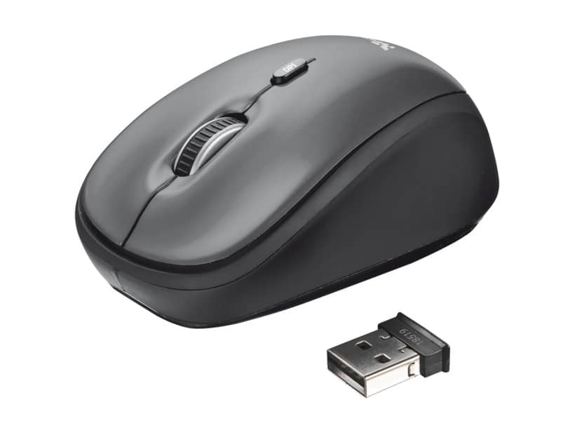 Mouse ottico wireless Trust Yvi nero  18519