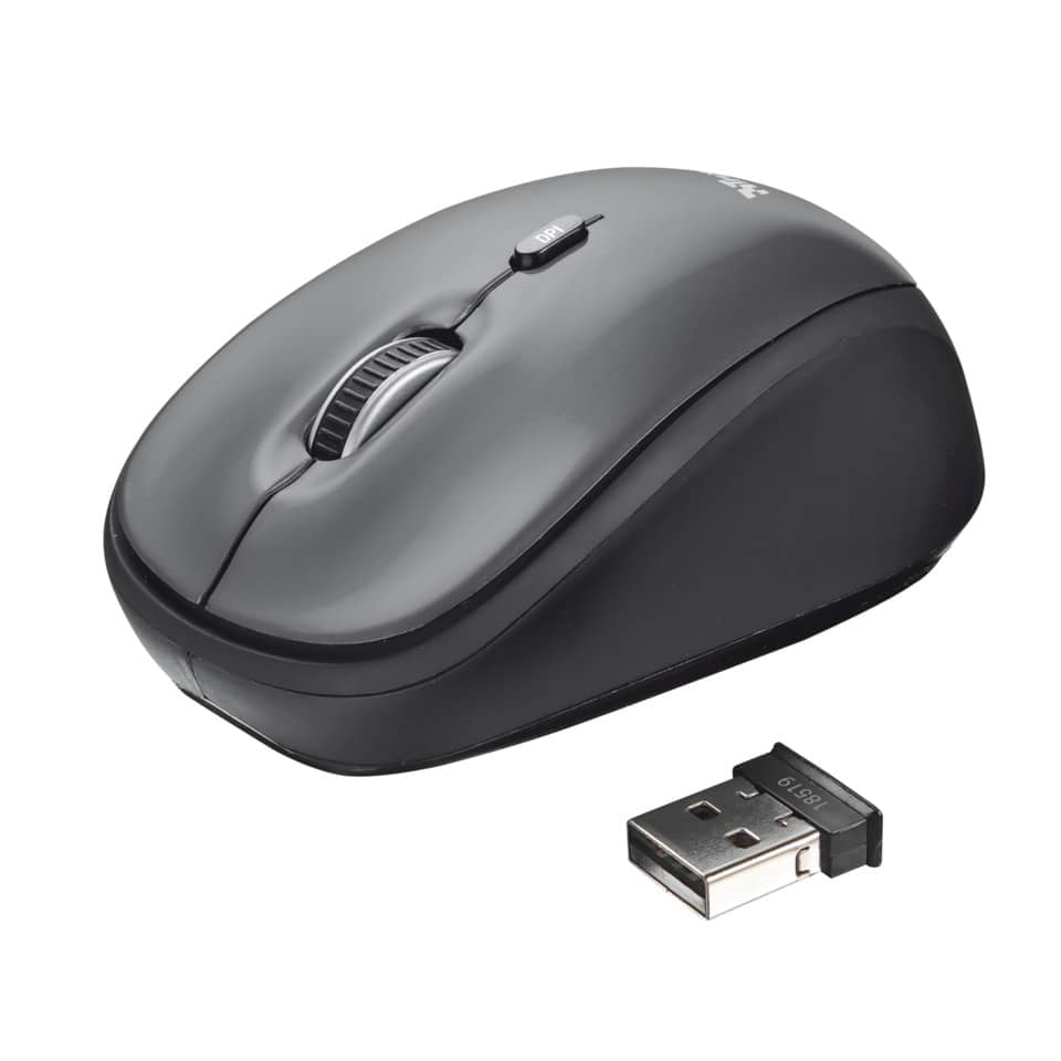 Mouse ottico wireless Trust Yvi nero  18519