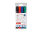 Marcatori per lavagne bianche edding 660 punta conica 1,5-3 mm assortiti confezione da 4 - 4-660-4