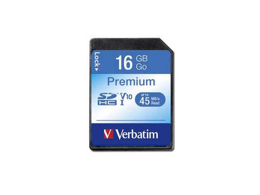 Flash Memory Card SDHC Verbatim 16 GB 43962