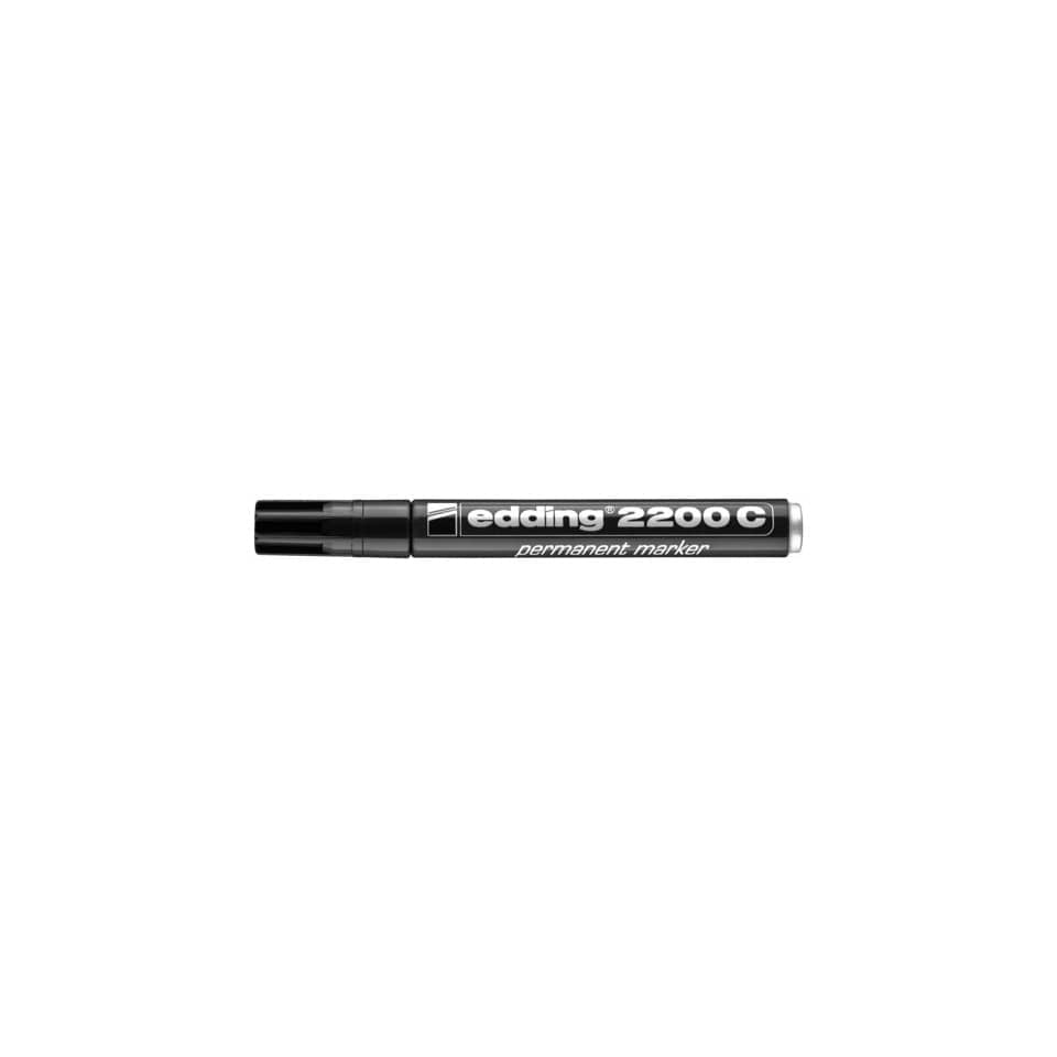Marcatore permanente edding 2200 C punta scalpello 1-5 mm nero 4-2200C001