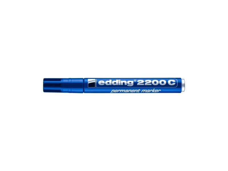 Marcatore permanente edding 2200 C punta scalpello 1-5 mm blu 4-2200C003