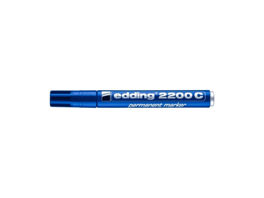 Marcatore permanente edding 2200 C punta scalpello 1-5 mm blu 4-2200C003