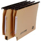 Cartelle sospese laterali per armadi CARTESIO ECO 33 cm fondo U 3 cm avana Conf. 25 pezzi - 114 F BETA 3 - A1