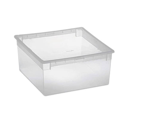 Contenitore multiuso TERRY Light Box L 23 lt. trasparente 37,8x39,6x18,5 cm 1001380