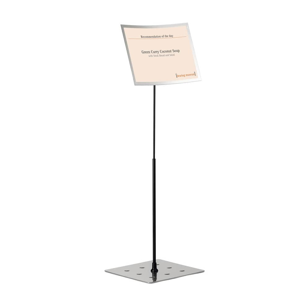 Espositore da terra DURABLE DURAVIEW® STAND A3 argento metallizzato - 498223