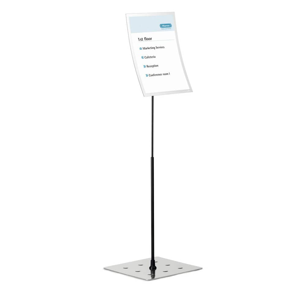 Espositore da terra DURABLE DURAVIEW® STAND A3 argento metallizzato - 498223