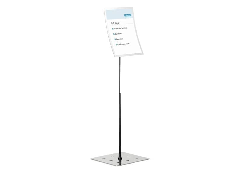Espositore da terra DURABLE DURAVIEW® STAND A3 argento metallizzato - 498223