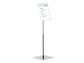 Espositore da terra DURABLE DURAVIEW® STAND A3 argento metallizzato - 498223