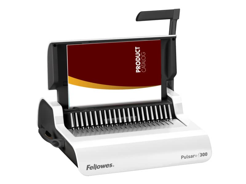 Rilegatrice a dorsi plastici FELLOWES Pulsar+ 300 capacità di perforazione 17 fogli - 5627601