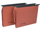 Cartelle sospese laterali per armadi CARTESIO PLUS 33 cm fondo U 3 cm arancio Conf. 25 pezzi - 314 M Link 3 -A2