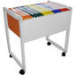 Carrello per cartelle sospese DELTA grigio - 65x45x70 cm 4000