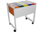 Carrello per cartelle sospese DELTA grigio - 65x45x70 cm 4000