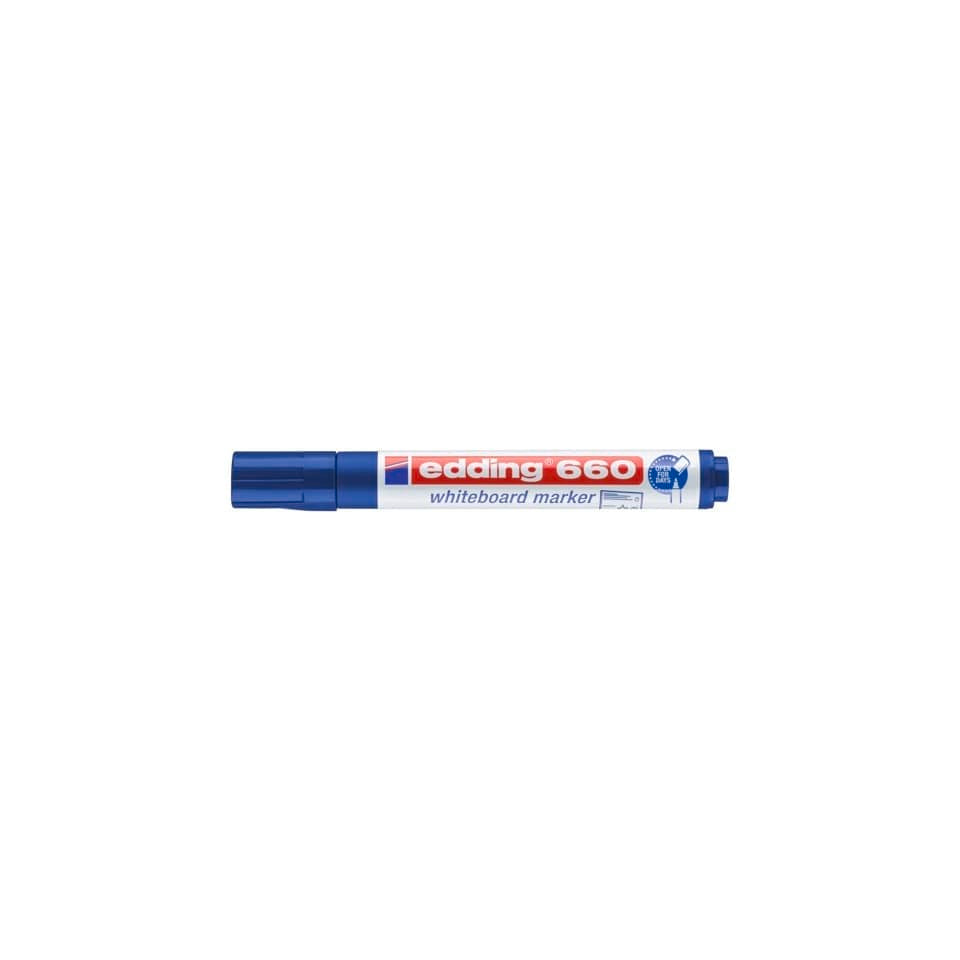 Marcatore per lavagne bianche edding 660 punta conica 1,5-3 mm blu 4-660003
