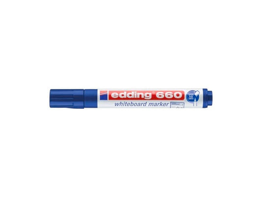 Marcatore per lavagne bianche edding 660 punta conica 1,5-3 mm blu 4-660003
