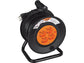 Avvolgicavo con cavo da 15m bticino con spina 2P+T 16A e 4 prese 10/16A arancio nero - S2515N