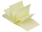 Foglietti riposizionabili a fisarmonica Q-Connect Z-Quick Notes 70 g/m² giallo 76x76 mm  12 bloc. da 100 ff - KF02161