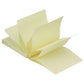 Foglietti riposizionabili a fisarmonica Q-Connect Z-Quick Notes 70 g/m² giallo 76x76 mm  12 bloc. da 100 ff - KF02161