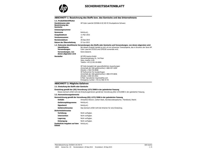 Toner 504A HP nero standard CE250A