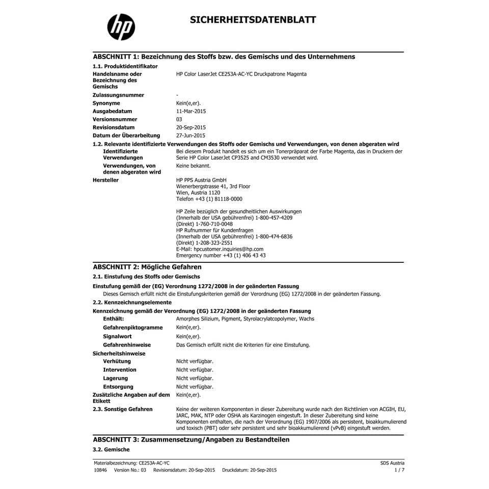Toner 504A HP magenta standard CE253A