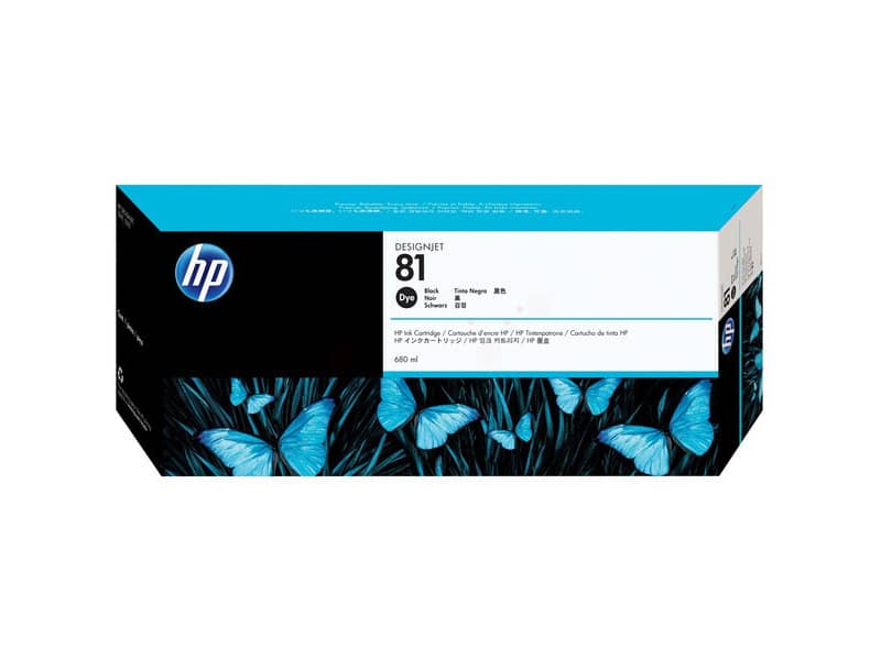 Cartuccia inkjet dye 81 HP nero standard C4930A