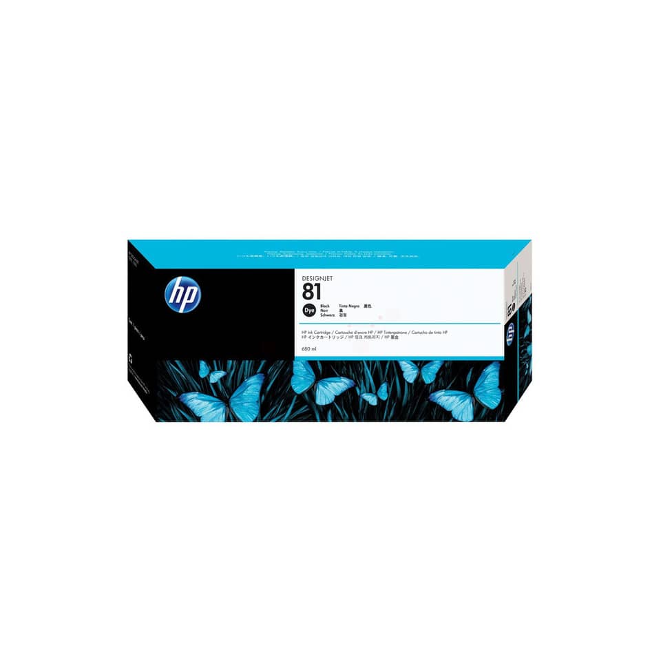 Cartuccia inkjet dye 81 HP nero standard C4930A