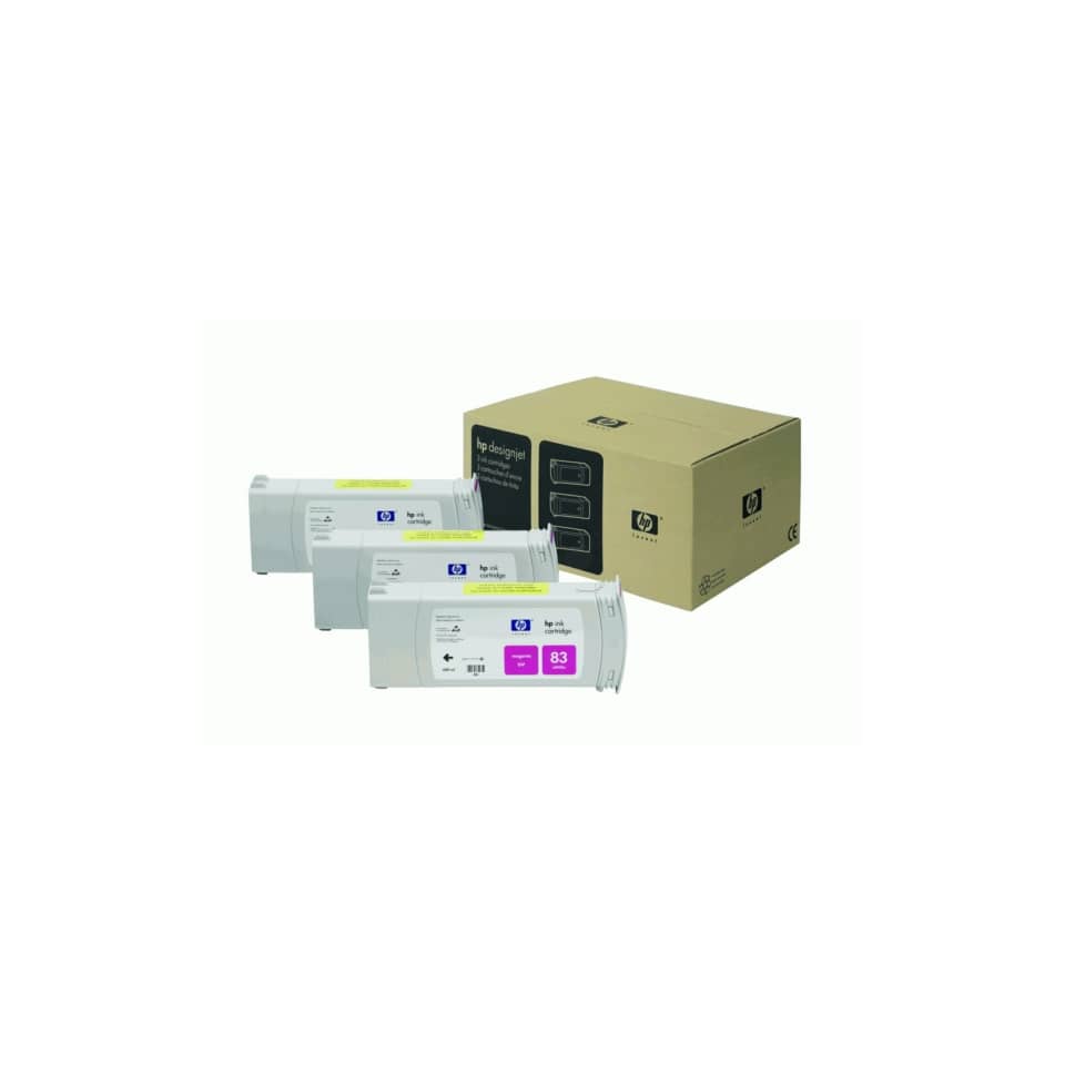cartucce inkjet dye 83 HP magenta  Conf. 3 - C5074A