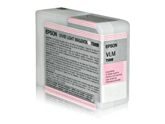 Cartuccia inkjet ink pigmentato T580B Epson magenta chiaro vivido C13T580B00