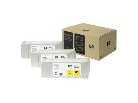 cartucce inkjet dye 83 HP giallo  Conf. 3 - C5075A