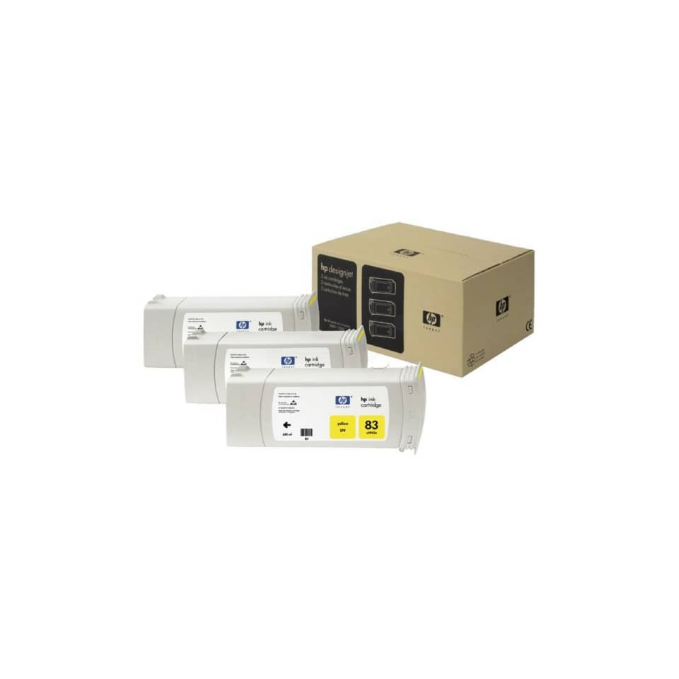 cartucce inkjet dye 83 HP giallo  Conf. 3 - C5075A