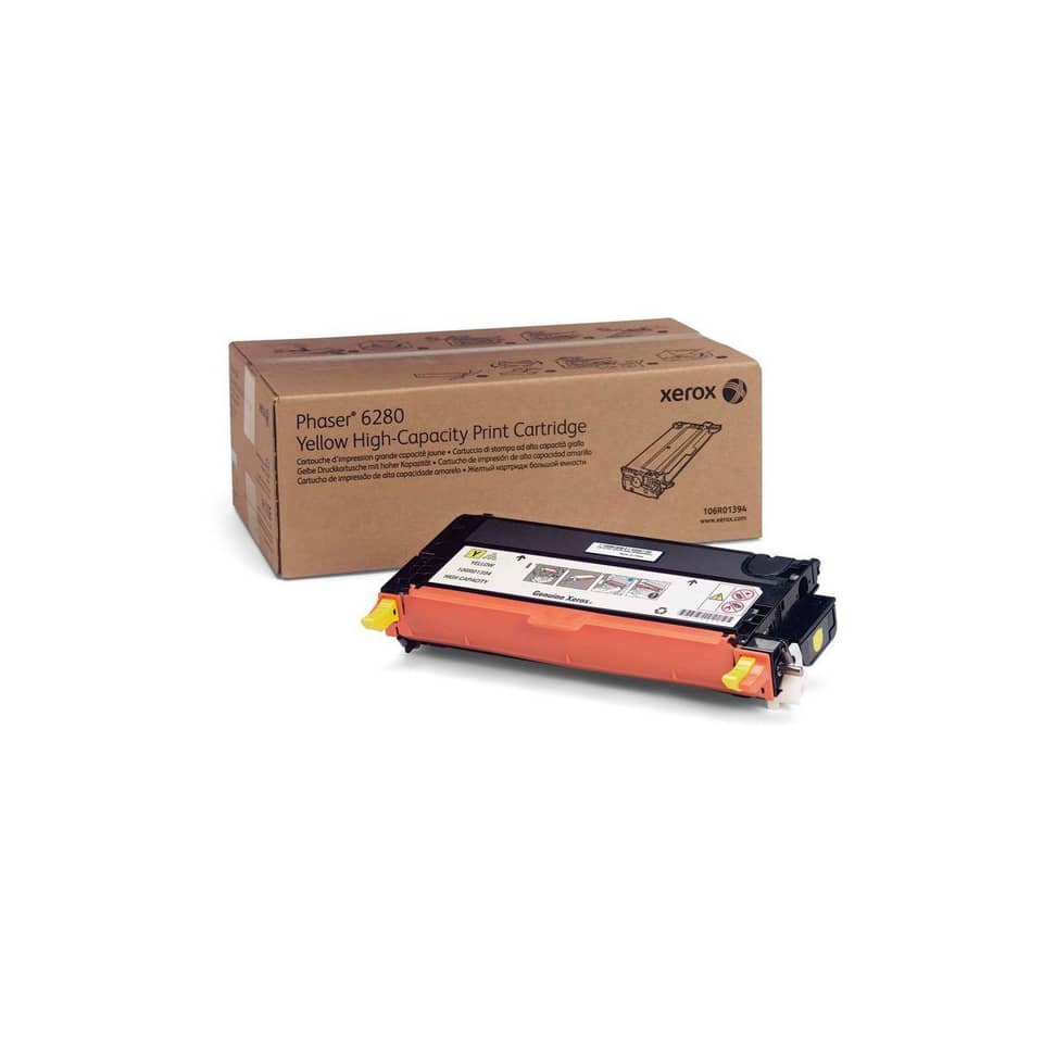 Toner alta capacità Xerox giallo  106R01394
