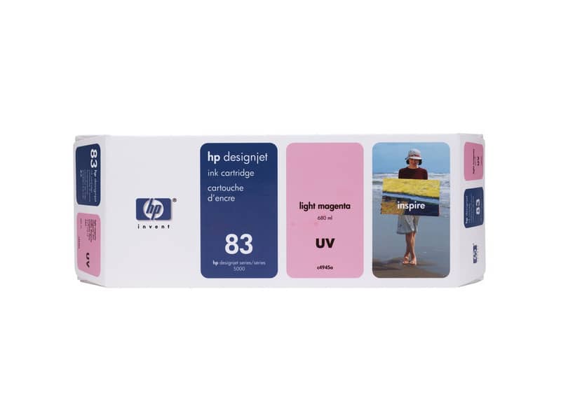 Cartuccia inkjet UV 83 HP magenta chiaro standard C4945A