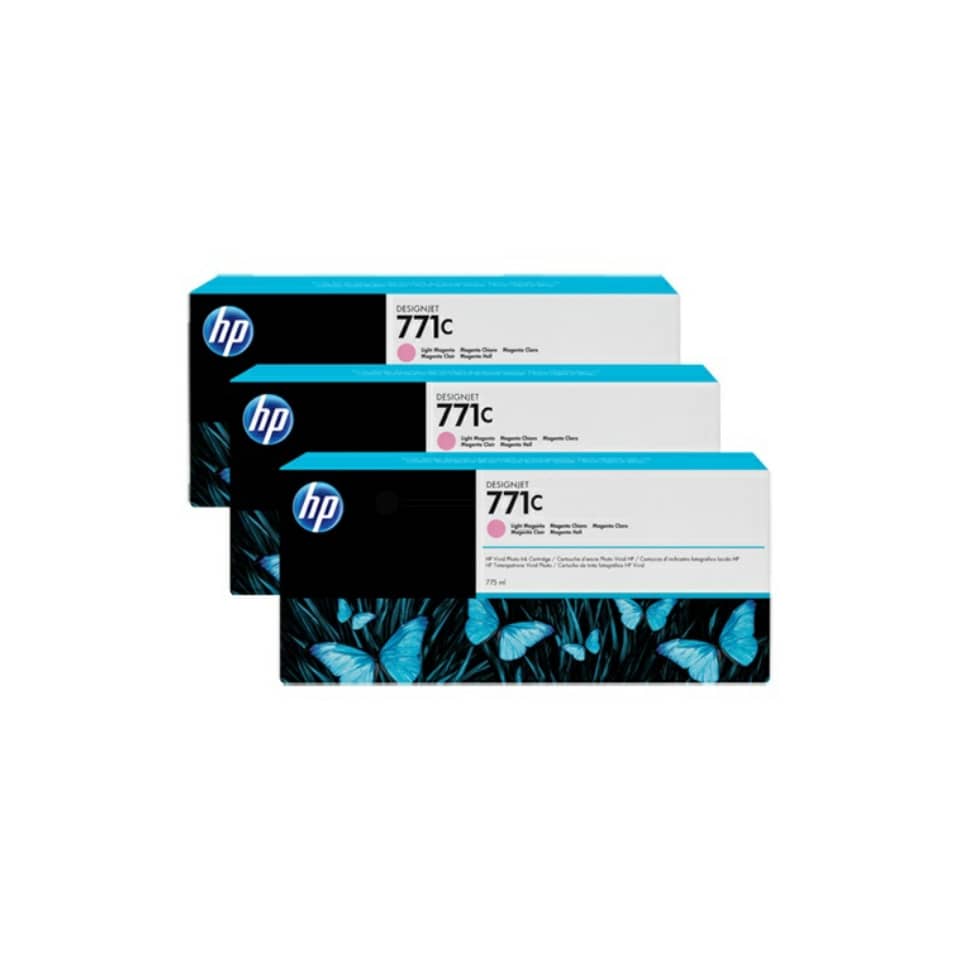 Cartucce inkjet 771C HP magenta chiaro  Conf. 3 - B6Y35A