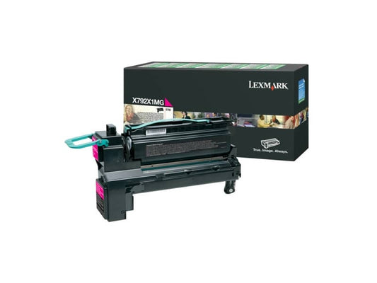 Toner altissima resa return program X792 Lexmark magenta X792X1MG