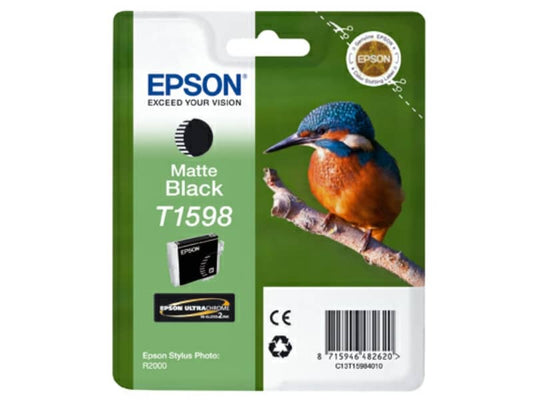 Cartuccia inkjet ink pigmentato blister RS T1598 Epson nero opaco C13T15984010