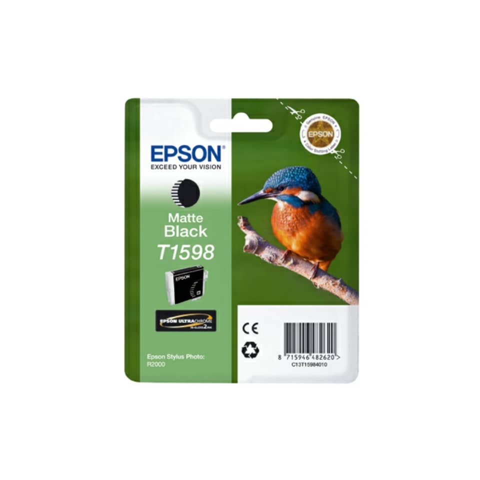 Cartuccia inkjet ink pigmentato blister RS T1598 Epson nero opaco C13T15984010