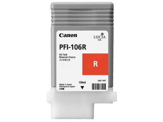 Serbatoio inchiostro PFI-106 Canon rosso 6627B001AA