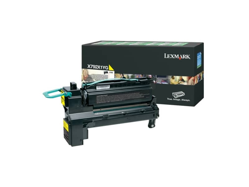 Toner altissima resa return program X792 Lexmark giallo X792X1YG