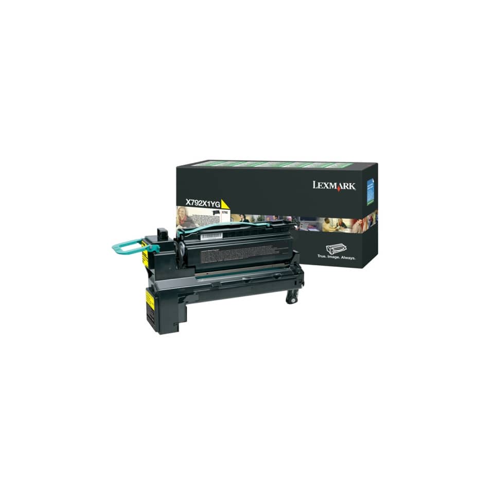 Toner altissima resa return program X792 Lexmark giallo X792X1YG